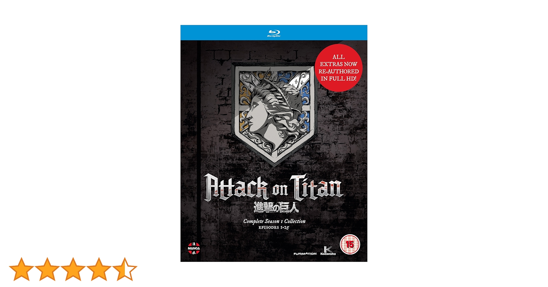 進撃の巨人Blu-ray TVアニメ「進撃の巨人」Season1 Blu－ray BOX | きゃにめ